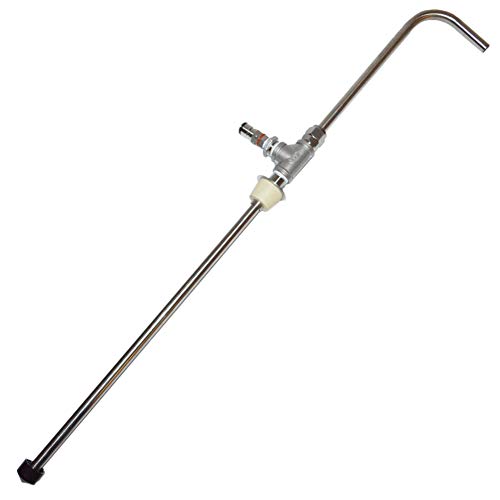 CO2 / Nitrogen/Other Pressurized Gas Racking/Transfer Tool for Glass Carboys