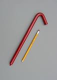 Hook Stake, 12"L, Red