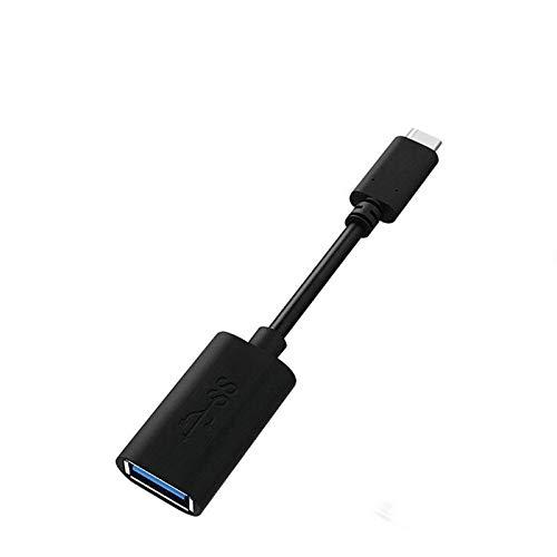 ETbotu USB-C 3.1 Male Type C to USB Adapter 3.0 A Female Data Converter Connector OTG Black
