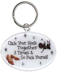 Click Your Heels - Metal Keychain