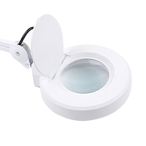 image for Eosphorus Clamp On Desktop Magnifier 5X Diopter | Visual Aid Lamp Jewe
