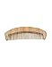 Hawkeye Natural Green Sandalwood Handmade Portable Wood Hair Comb,beard Comb,mustache Comb (Half Moon)