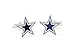 LBFEEL Mens Blue Five Star Cufflinks for Men with a Gift Box