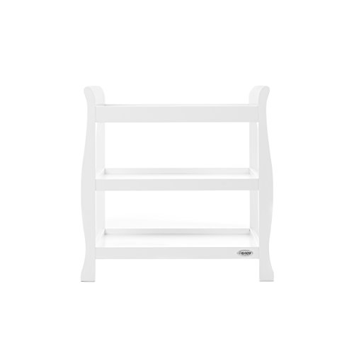 Obaby Stamford Sleigh Open Changing Unit – White,26OB2602