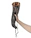 AleHorn Gjallarhorn XL Authentic Handcrafted Viking Blow Horn War Bugle for Sounding Winding Blowing Signaling with Leather Strap and Drawstring Bag
