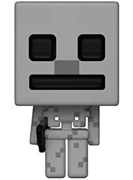 Amazon Com Games Minecraft Skeleton Collectible Figure Toys Games