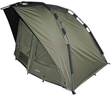 Carpline24 Angelzelt Block Bivvy I stabiles 1-Mann-Karpfen-Zelt wasserdicht 10.000mm Wassersäule I sehr schneller Aufbau… – Bild 4