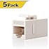 CAT5e Keystone Coupler,VCE (5-PACK) RJ45 Female to Female Insert Coupler UTP CAT5e Keystone inline Coupler -White