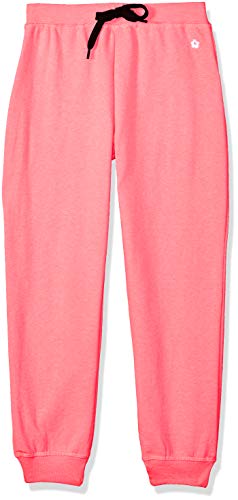 Limited Too Girls' Big Lace Up Hoodie and Jogger Pant Set, neon Coral, 8 - Thumbnail 3