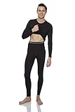 Rocky Men’s Thermal Underwear Set Top & Bottom Ultra Soft Fleece Lined Long Johns