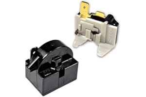 KONGV 1 pin QP2-4.7 Start Relay and Overload Kit for Mini Fridge,Compact Refrigerator,Beverage & Wine/Beer Cooler,Deep Freezer