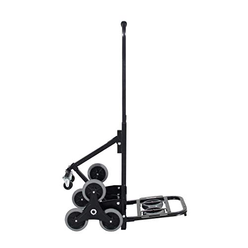 image for DlandHome Enhanced Stair Climbing Cart, Portable Climbing Cart Handlin