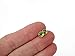 Kathy Bankston Handmade 6mm Vesuvianite Stud Earrings for Women and Girls, Round Bezel 925 Sterling Silver