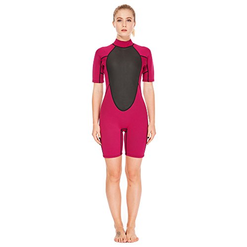 image for Flexel Shorty Wetsuit Women Adult's 3mm Neoprene Surfing Suits for Swi