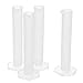 Uxcell a16031400ux1489 Plastic 25mL Laboratory Liquid Volume Measuring Graduated Cylinder 4pcs (Pack of 4)