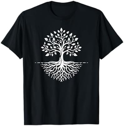 Amazon.com: Black and White Tree T-Shirt : Clothing, Shoes & Jewelry