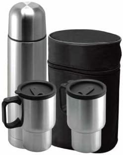 thermos flask and mug set