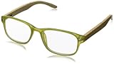 Peepers Bravo Bamboo Wayfarer Reading Glasses,Green,+1.75