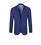 Men's Stylish Slim Fit Blazers Navy Blue Colour - 97% Cotton 3% Elastane Woven Jacket - Imported lightweight & Soft Fabric - For All Occasions