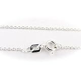 Sterling Silver 1.3mm Fine Cable Nickel Free Chain Necklace
