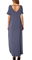 GRECERELLE Womens Casual V Neck Side Split Beach