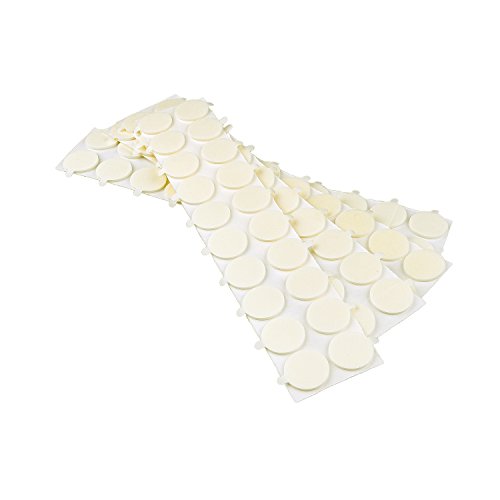 Pack of 100 pcs Candle Wick Stickers - Kare & Kind retail packaging (100 pcs, white)