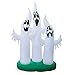 Holidayana Halloween Inflatable Ghost Family - 10 ft Halloween Ghost Family Inflatable Yard Decor with Super Bright Internal Lights, Built-in Fan, and Anchor Ropes
