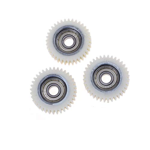 Ochoos 3pcs/Set 36Teeths Electric Vehicle Bicycle Nylon Worm Gear Electric Bicycle Replacement Part Outer Diameter 38mm Thickness 12mm