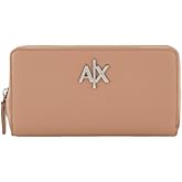Armani Exchange Women's Melrose Conventional Zip Around Wallet, Dark Sunrise, One Size
