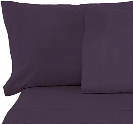 Bamboo Comfort 4-Piece Sheet Set 1800 Thread Count Cotton Feel Bedding - EXTRA SOFT DEEP SHEETS (Full, Purple)