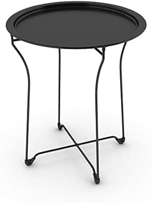 Dar Living Metal Tray Side Table Black Amazon Sg Home