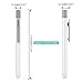 MoKo Protective Case for Apple Pencil - Case Holder with Built-in Clip, Spring Button, Retractable Tip Protection and Secures Cap for iPad Pro 9.7