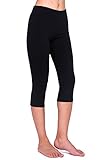 Daisity Women's Capri Legging - Gym Activewear Slim Spandex Tights - S - XL