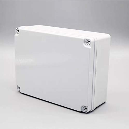 Junction Box POWERTOOL Waterproof IP67 ABS Electrical Project Box DIY Enclosure Instrument Case for Indoor and Outdoor Electronic Project (200 * 150 * 75mm)