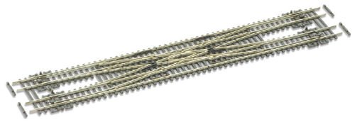 Peco N Scale Code 55 Electrofrog #6 Double Crossover