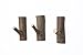 Decorative Wood Adhesive Hooks, Creative Vintage Wall Hooks, Key Holder, Strong Suction Hooks (Large)