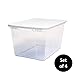 HOMZ Snaplock Clear Storage Bin with Lid