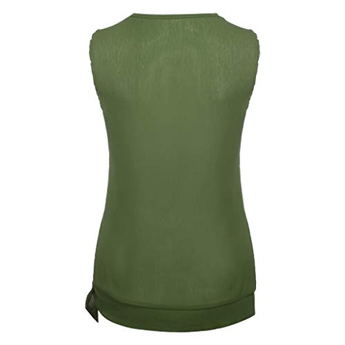 Womens Sexy Tops 2019, YEZIJIN Women's Short Sleeve V Neck Tie Knot Front Button Chiffon Shirt Blouse Tops Army Green