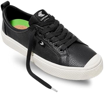 Cariuma OCA Low Black Canvas Sneakers Men\'s 13 Women\'s 14.5 Lace Up Shoes Low Top Black Canvas Sneakers | OCA Low – C A R I U M A - FR main image 4