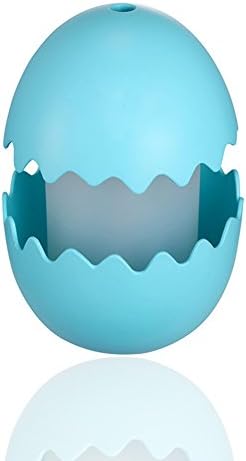 Fun Egg Humidifiers Color LED Lights Changing and Waterless Auto Shut-off Portable USB Vehicular Humidifier Small household Purifier Ultrasonic Nebulizer For Bedroom Home Office Baby 100ml (Blue)
