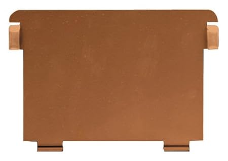 HAN 6, Metall-Stützplatte DIN A6 quer, für HAN Holz-Karteikästen und Karteitröge, braun