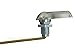 UpperHome Front Mount Toilet Tank Flush Lever Handle with Metal Nut - Chrome