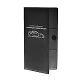 Deluxe Insurance and Registration Card Holder - Premium Quality Automobile Essential Documents Wallet