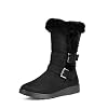 Solacozy-Womens-Warm-Faux-Fur-Lining-Winter-Boots-Mid-Calf-Snow-Boots-Girls-Tall-Suede-Boots-Outdoor-Calf-Booties-Flat-Zipper-Buckle-Riding-Boots