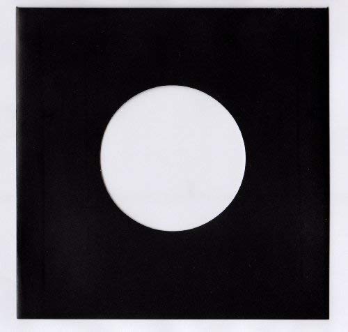 50 x 7" inch Vinyl Record 45RPM Single Black Paper Sleeves Covers