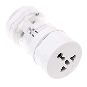 Technotech Universal All in One World Travel Adapter Surge Protector Charger Plug Round (TTC292)