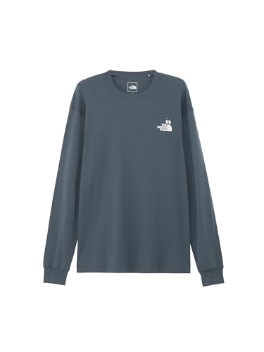 [ザ・ノース・フェイス] 長袖 カットソー ロンT L/S Zoo Picker Tee スレートグレー M