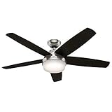 Hunter Fan Avia 54â€ Ceiling Fan with Burnt Walnut/Autumn Walnut Reversible Blades