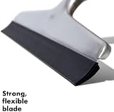 OXO Good Grips Stainless Steel Squeegee White Black 10 x 1.5 x 6 in view 4