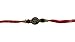 Set of Two, Om - Swastik Design, Rakhi thread, Raksha bandhan Gift for your Brother, Red Color